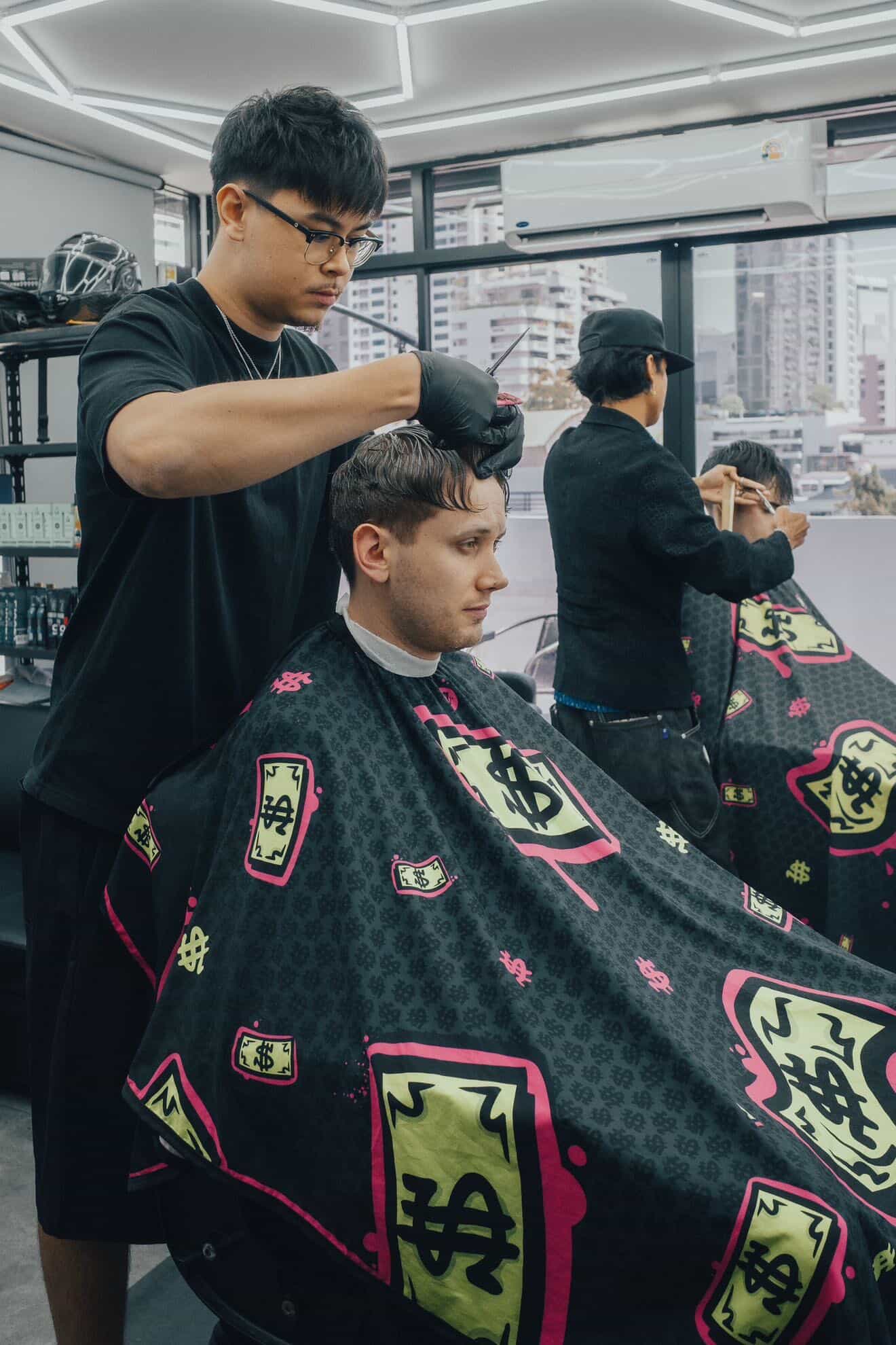 English speaking barbers at Fijii Cuts Bangkok