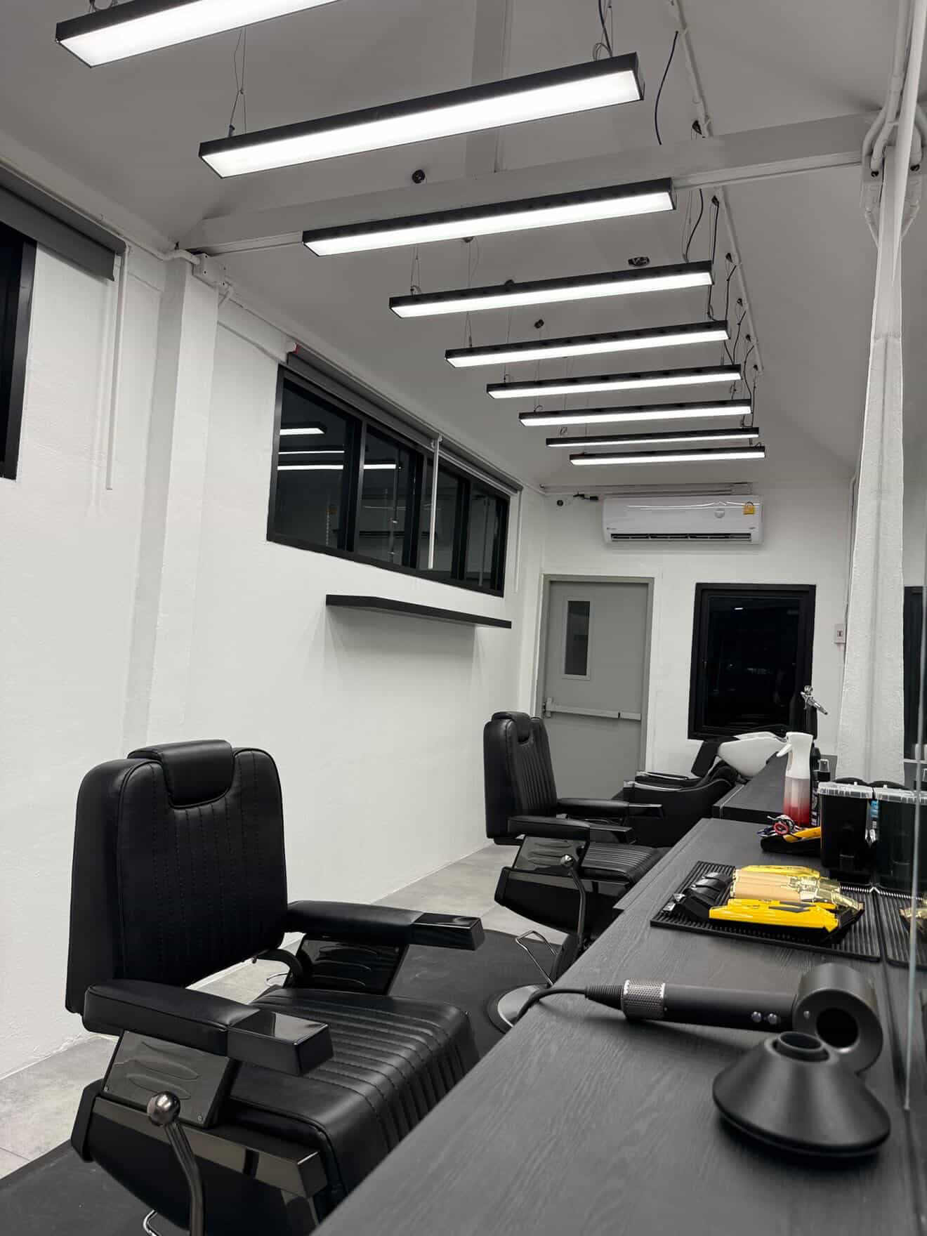 Inside the new Fijii Cuts barber shop at Phrom Phong, Bangkok